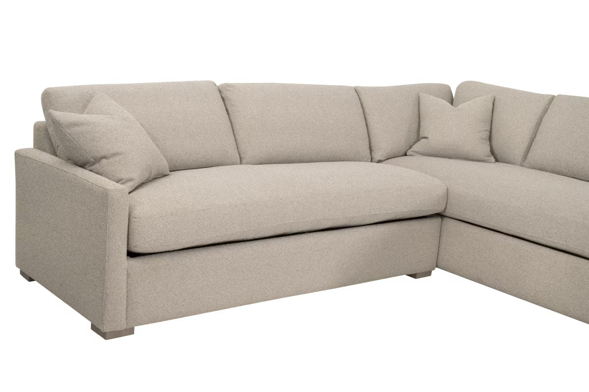Clara 112" Slim Arm Sleeper Queen RF Sectional