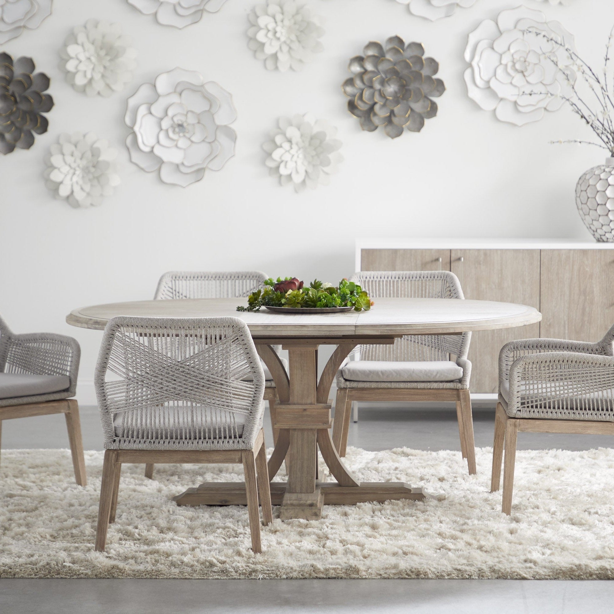 Devon 54" Round Extension Dining Table