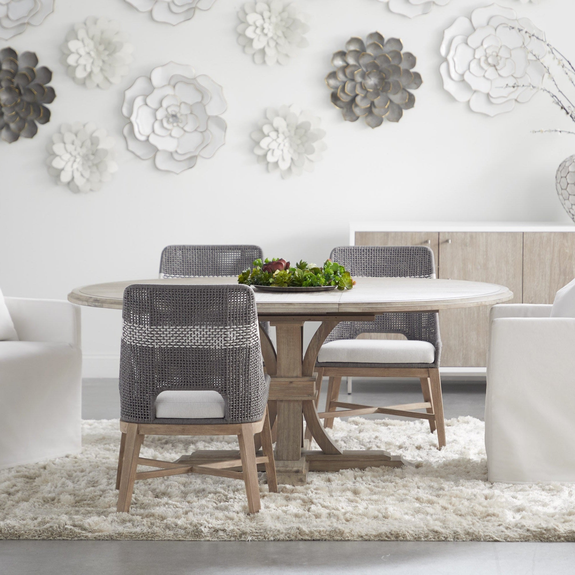 Devon 54" Round Extension Dining Table