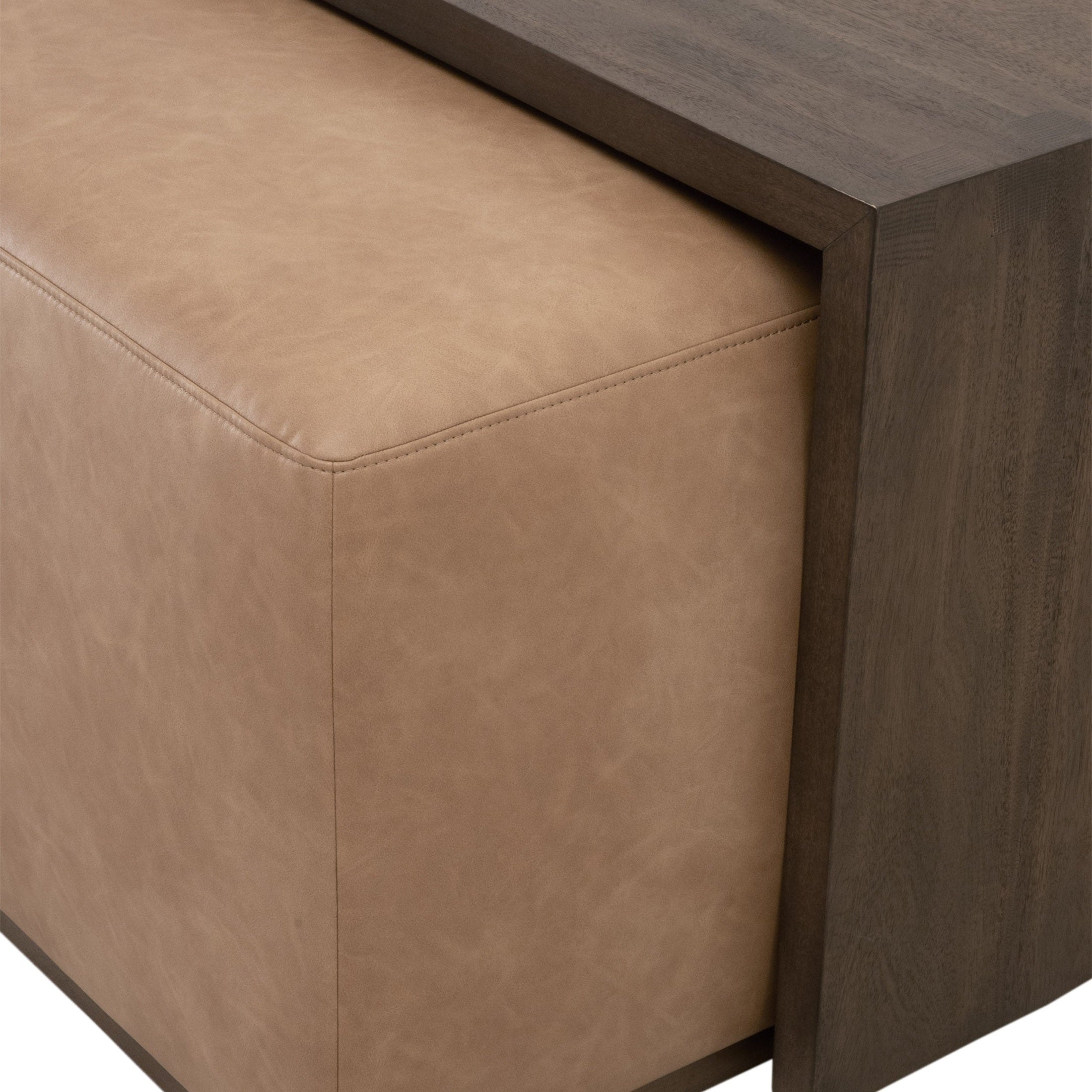 Dovetail Upholstered Coffee Table