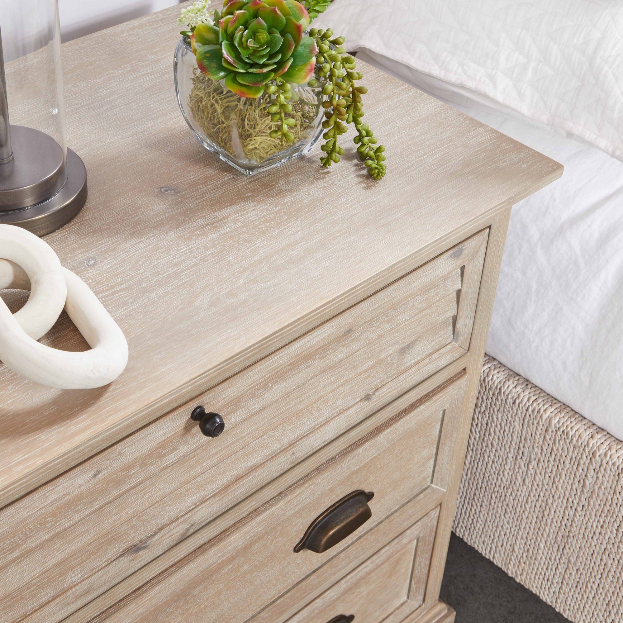Eden 3-Drawer Nightstand