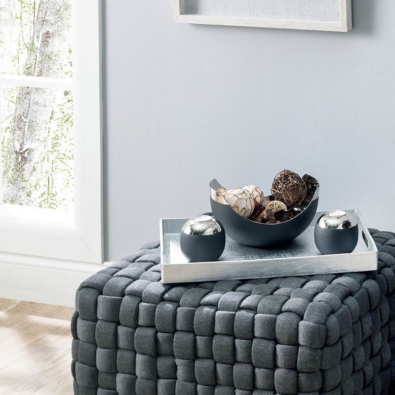 Pair of Elton Votive Holder in Living Room in Black Color