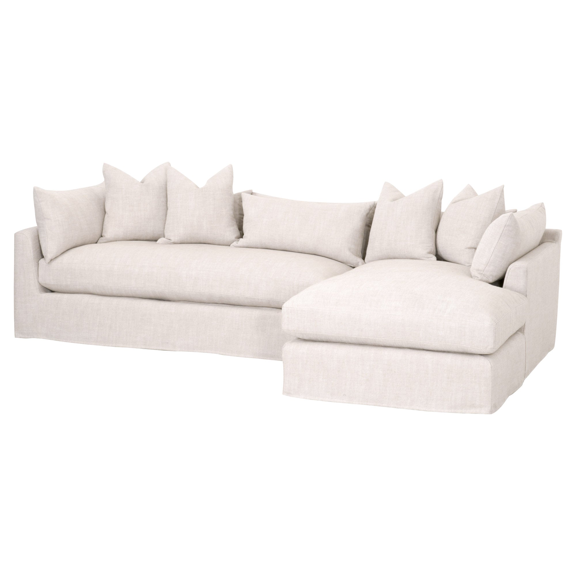 Haven 110" Lounge Slipcover RF Sectional