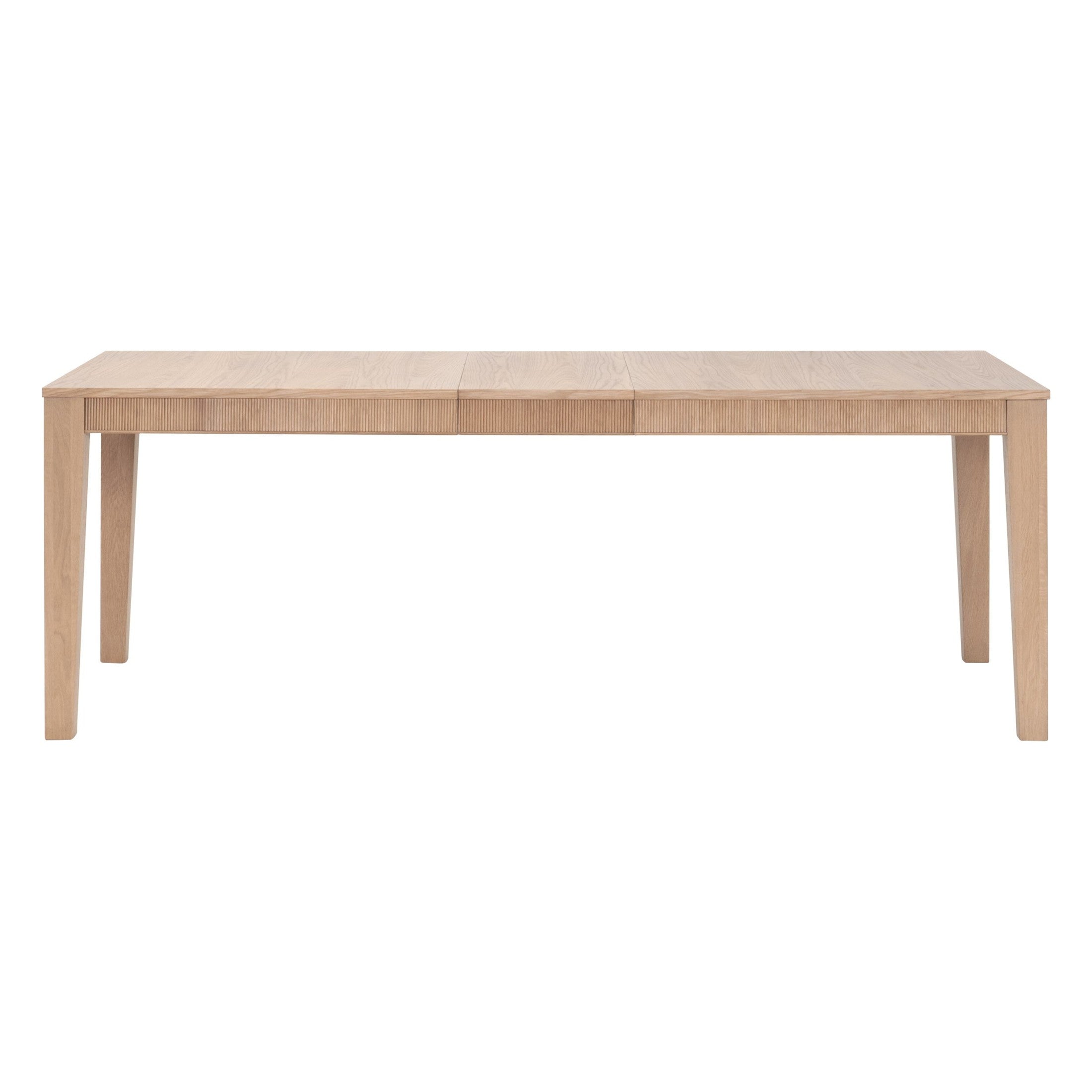 Highland Extension Dining Table in natural oak with removable leaf for up to 8 guests by Essentials for Living