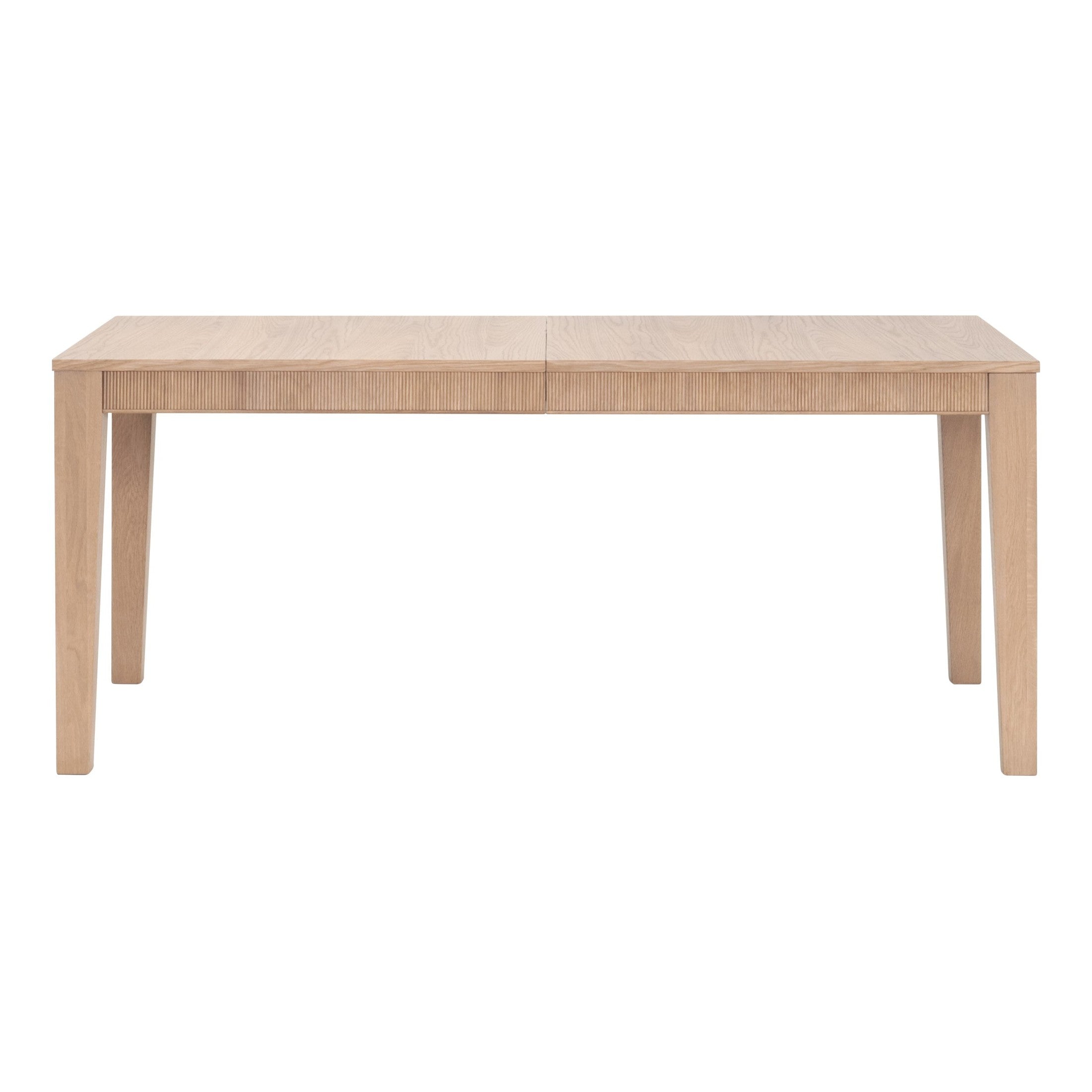 Highland Extension Dining Table in natural oak wood with extension leaf by Essentials For Living