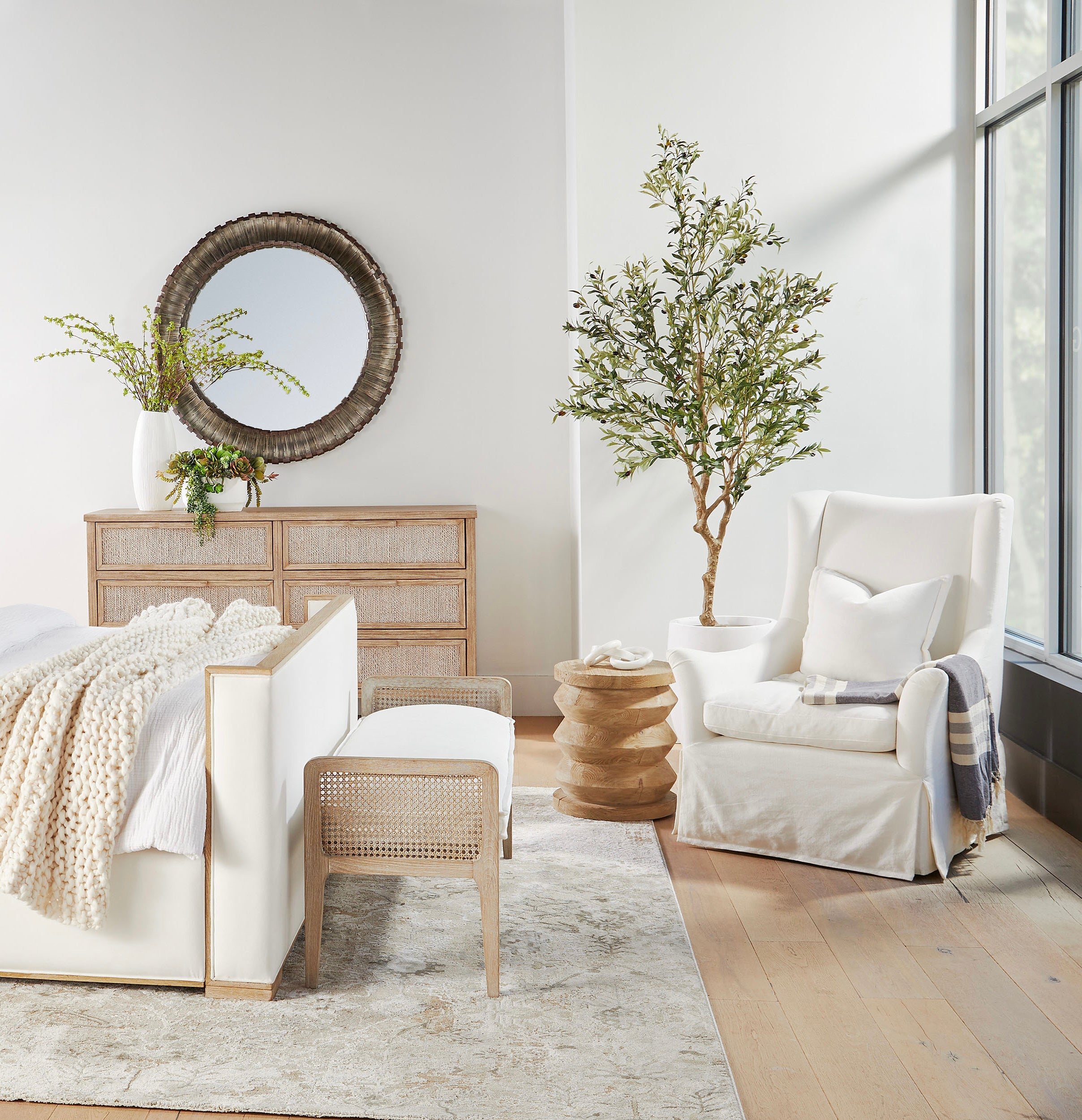 Otto Slipcover Swivel Club Chair