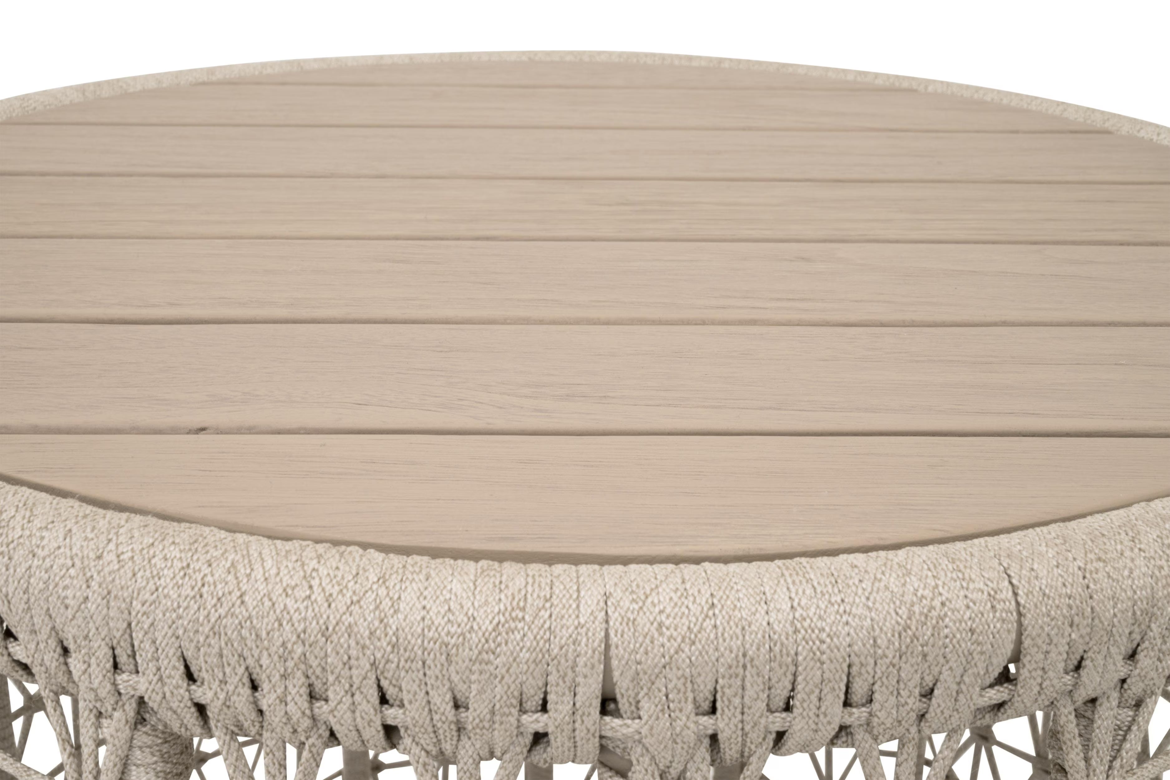 Knit Outdoor Round End Table