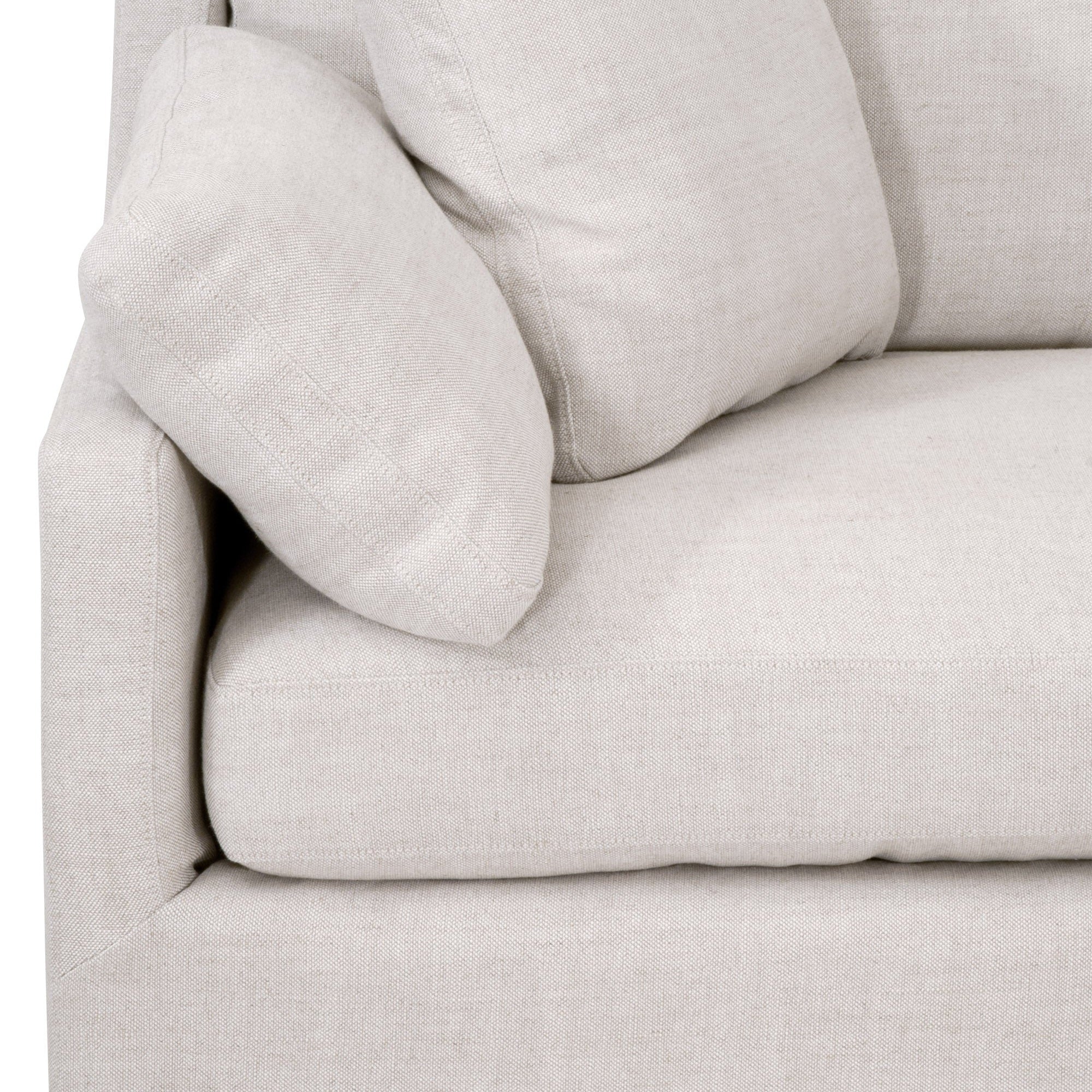Lena Modular Slipcover 2-Seat Left Slope Arm Sofa