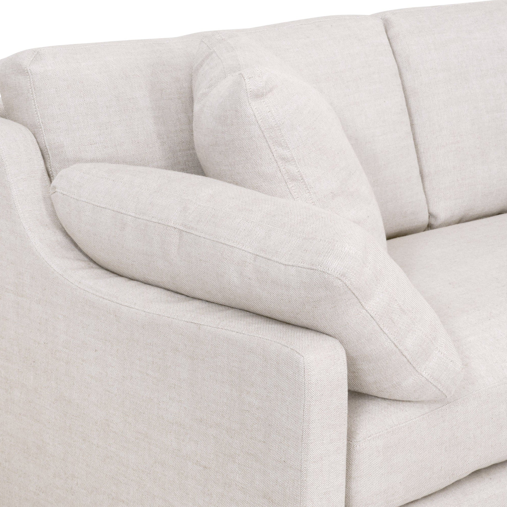 Lena Modular Slipcover 2-Seat Left Slope Arm Sofa