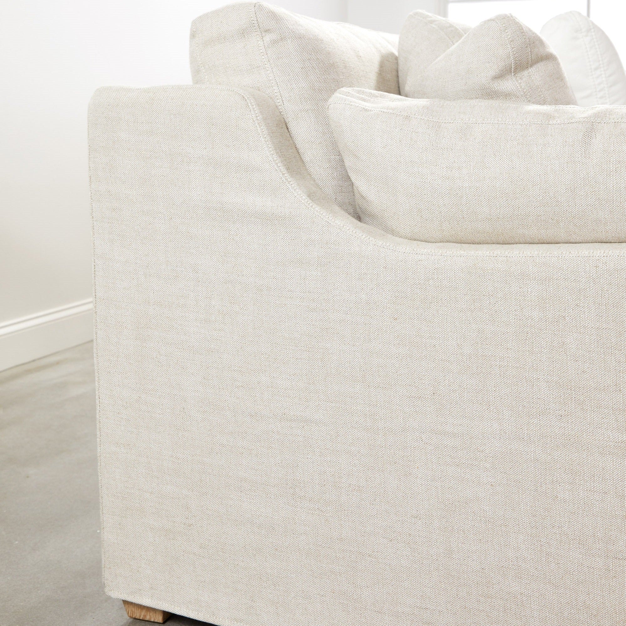 Lena Modular Slipcover 2-Seat Left Slope Arm Sofa