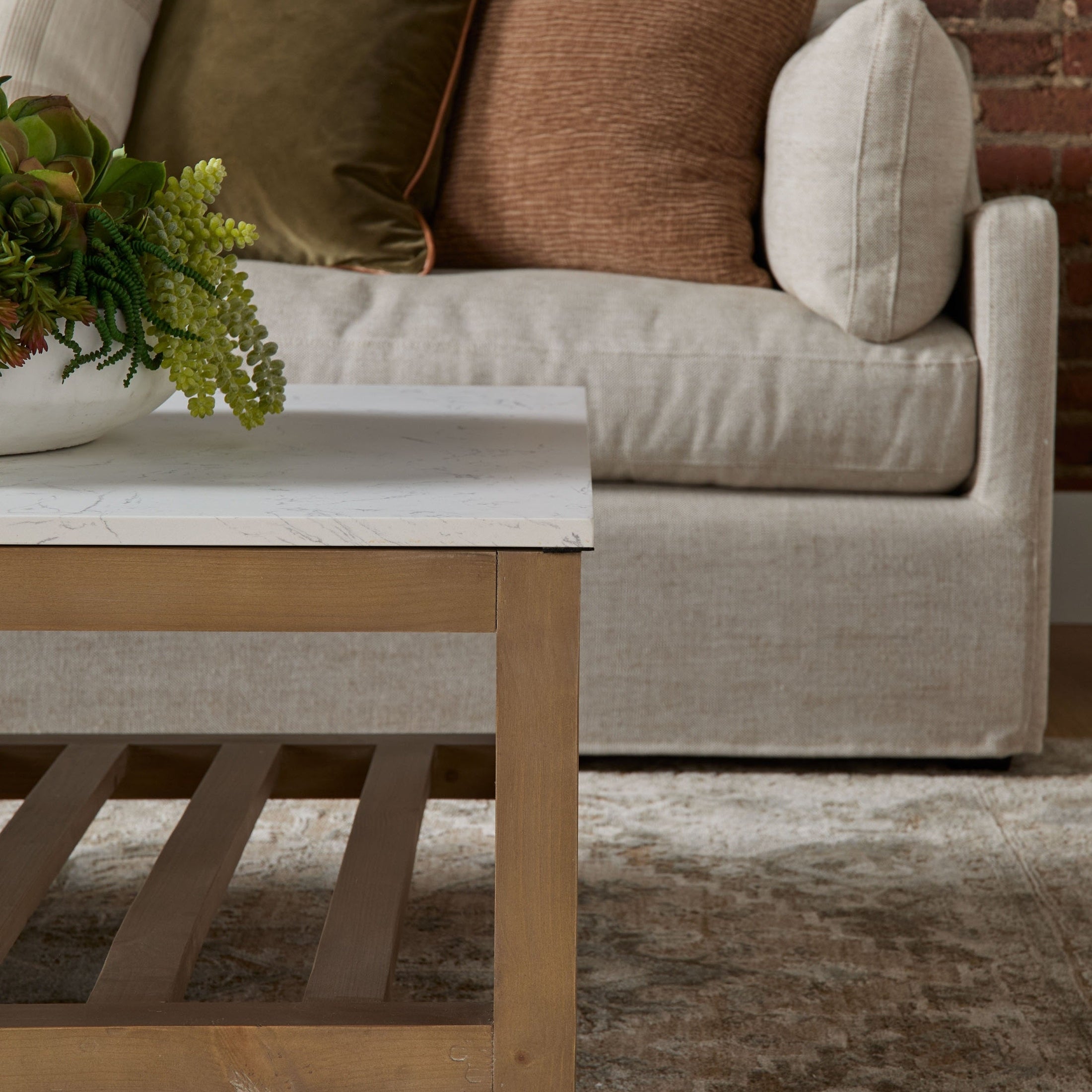 Lena Modular Slipcover 2-Seat Right Slope Arm Sofa