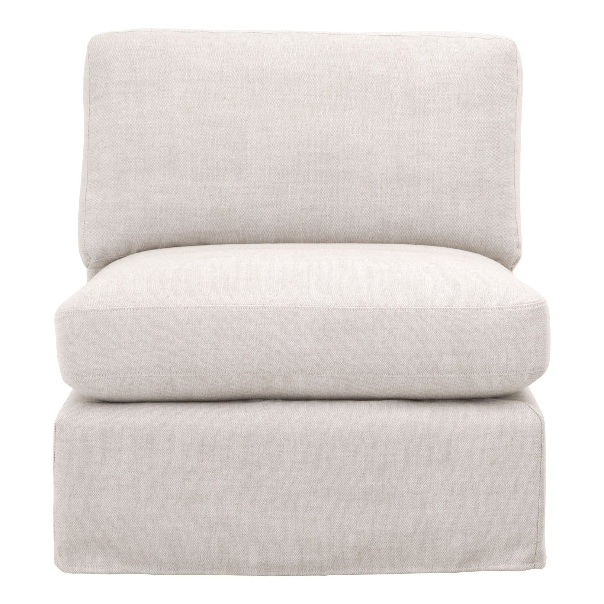 Lena Modular Slipcover 1-Seat Armless Chair