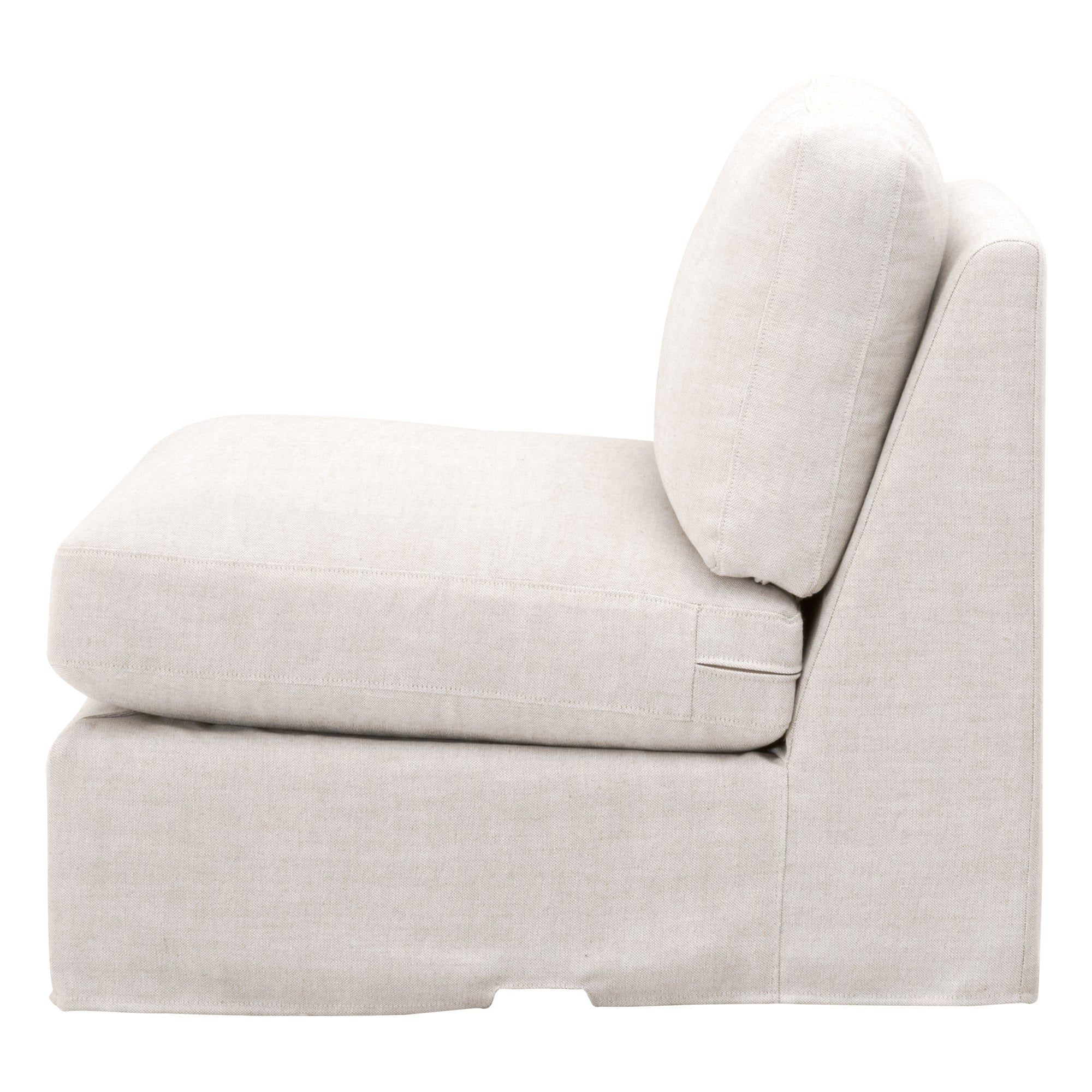 Lena Modular Slipcover 1-Seat Armless Chair