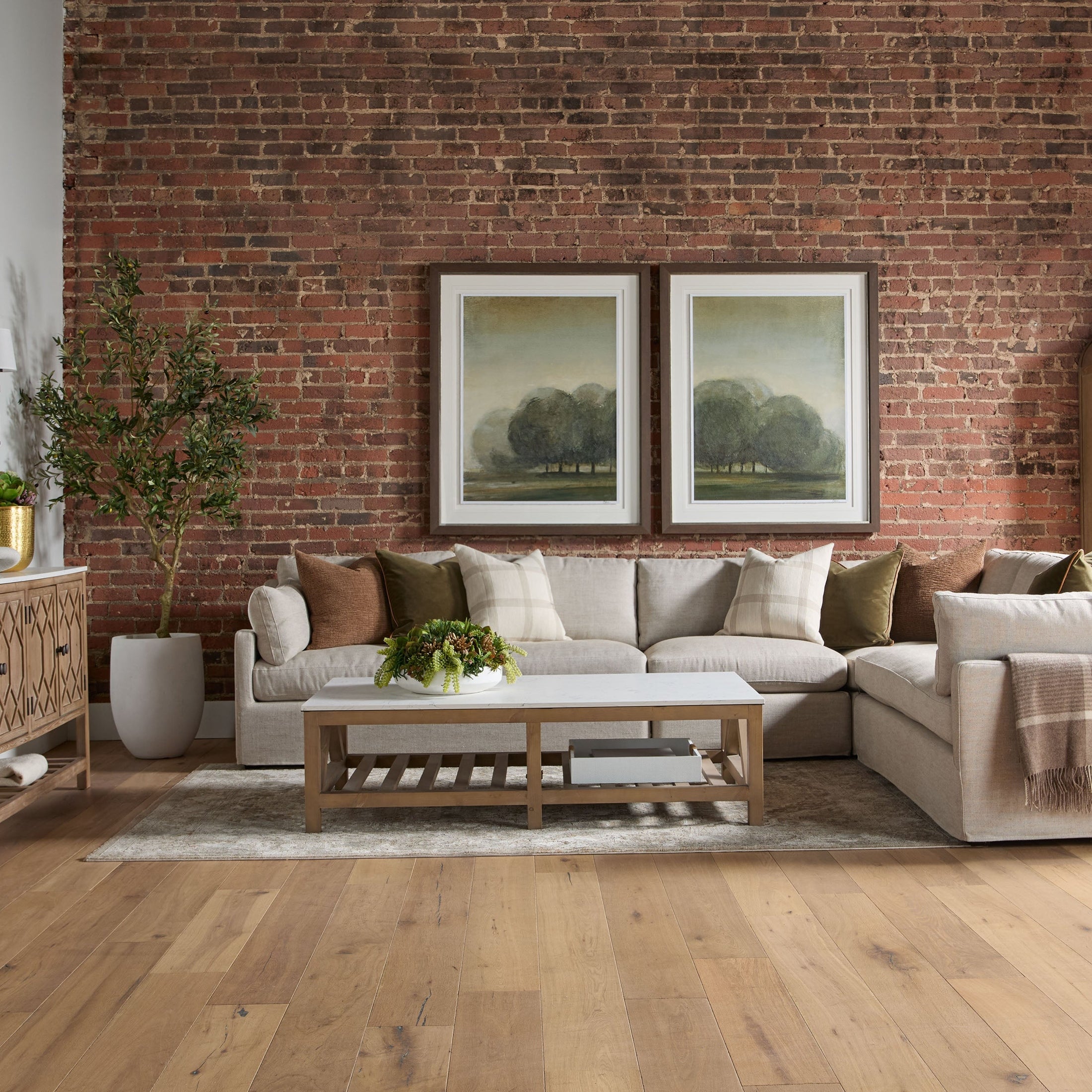 Lena Modular Slipcover 1-Seat Armless Chair