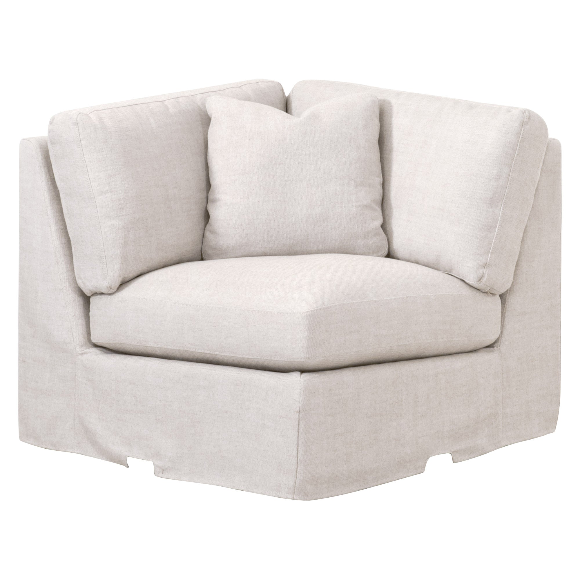 Lena Modular Slipcover Corner Chair