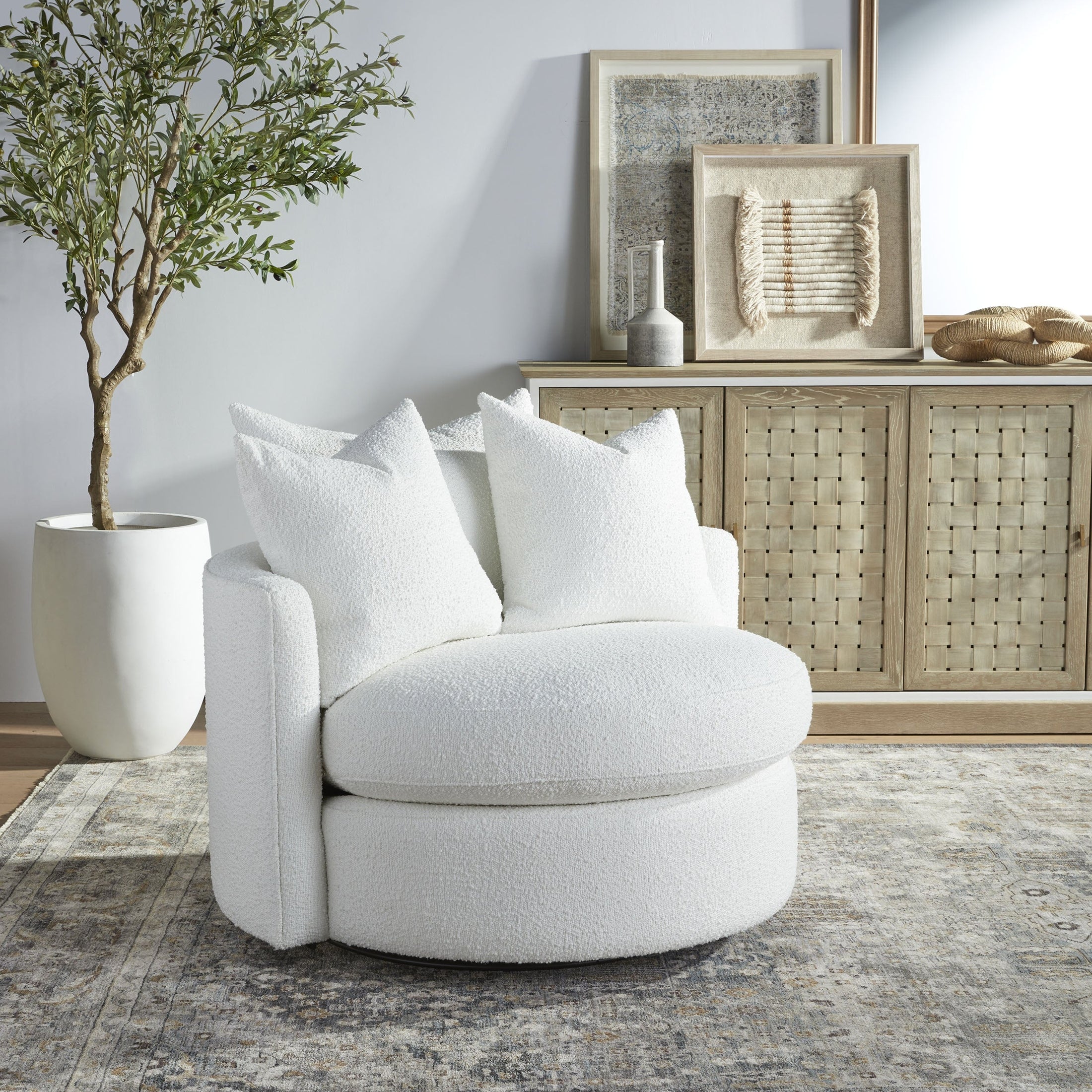 Lourne Petite Swivel Sofa Chair