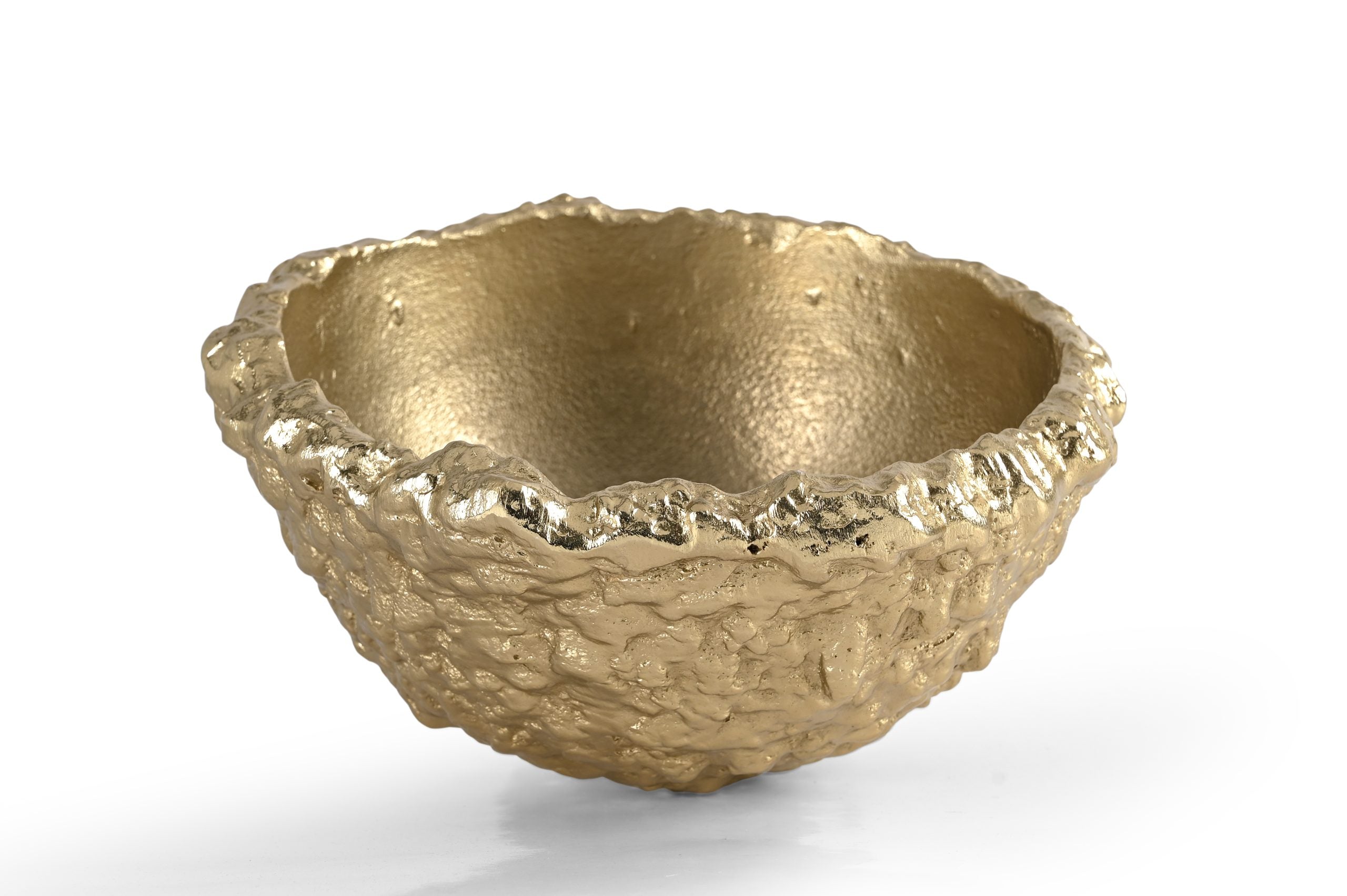 On The Rox Bowl in sculpted aluminum with modern decorative design