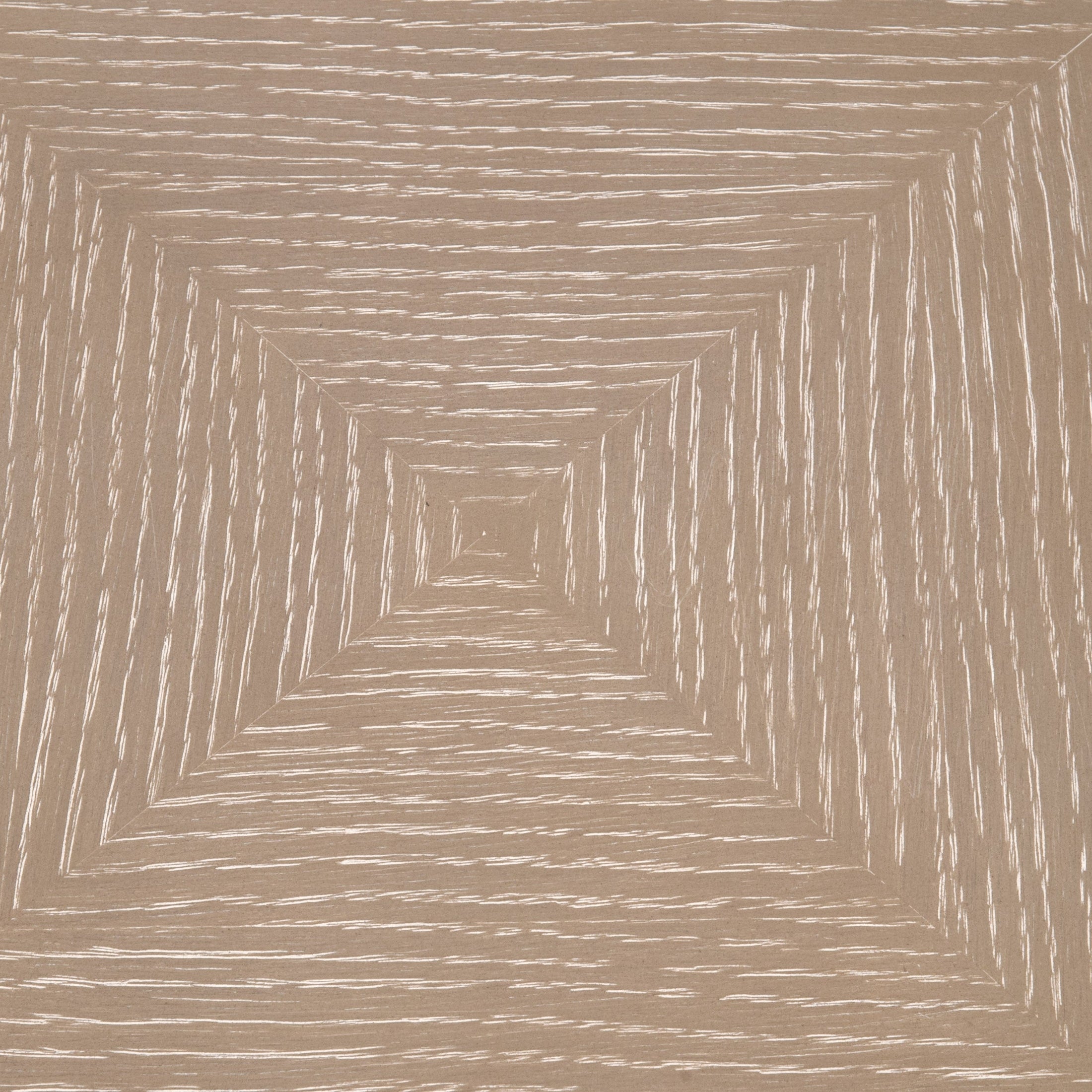 Diamond-patterned natural gray oak tabletop of Roto Large End Table by Essentials For Living.