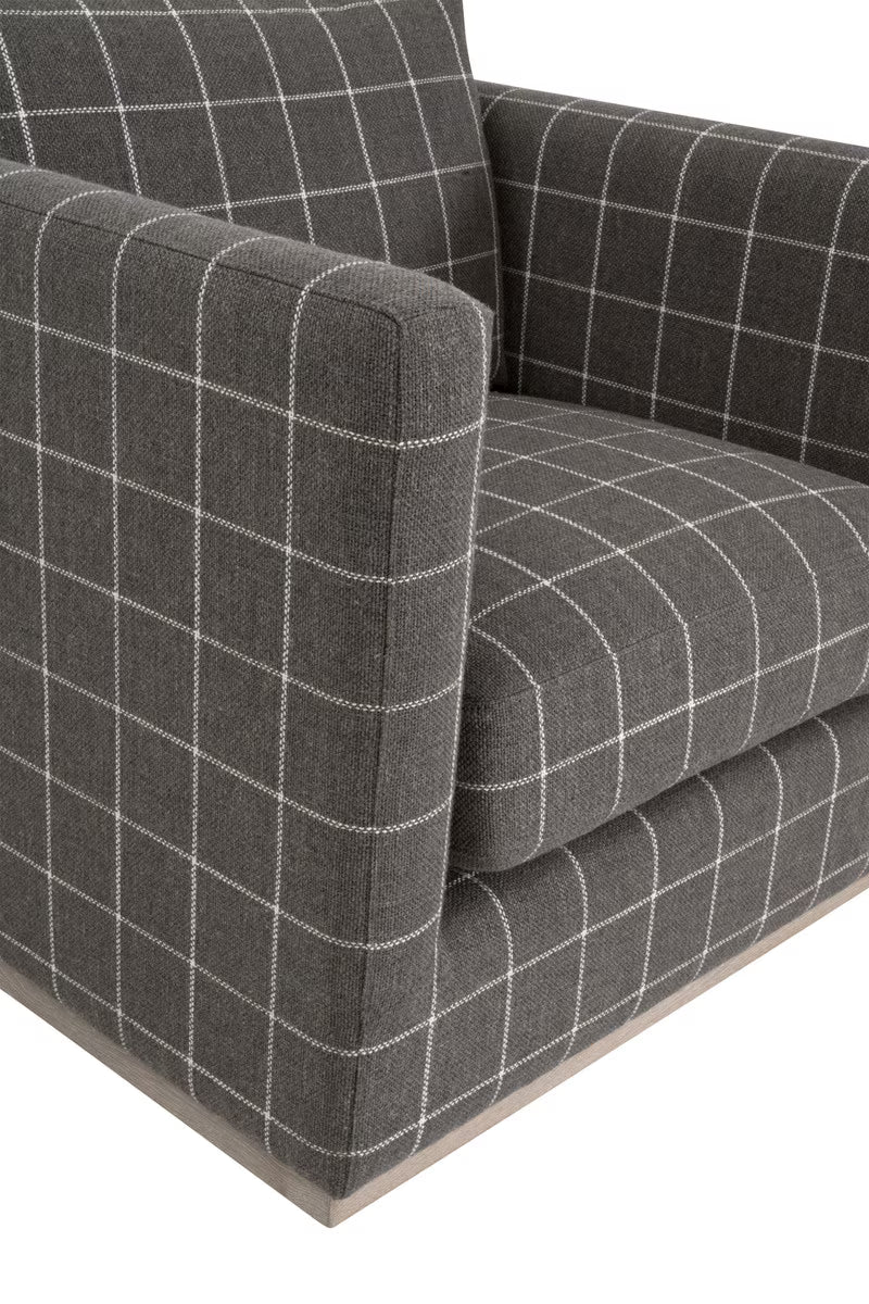 Siena Plinth Base Swivel Club Chair