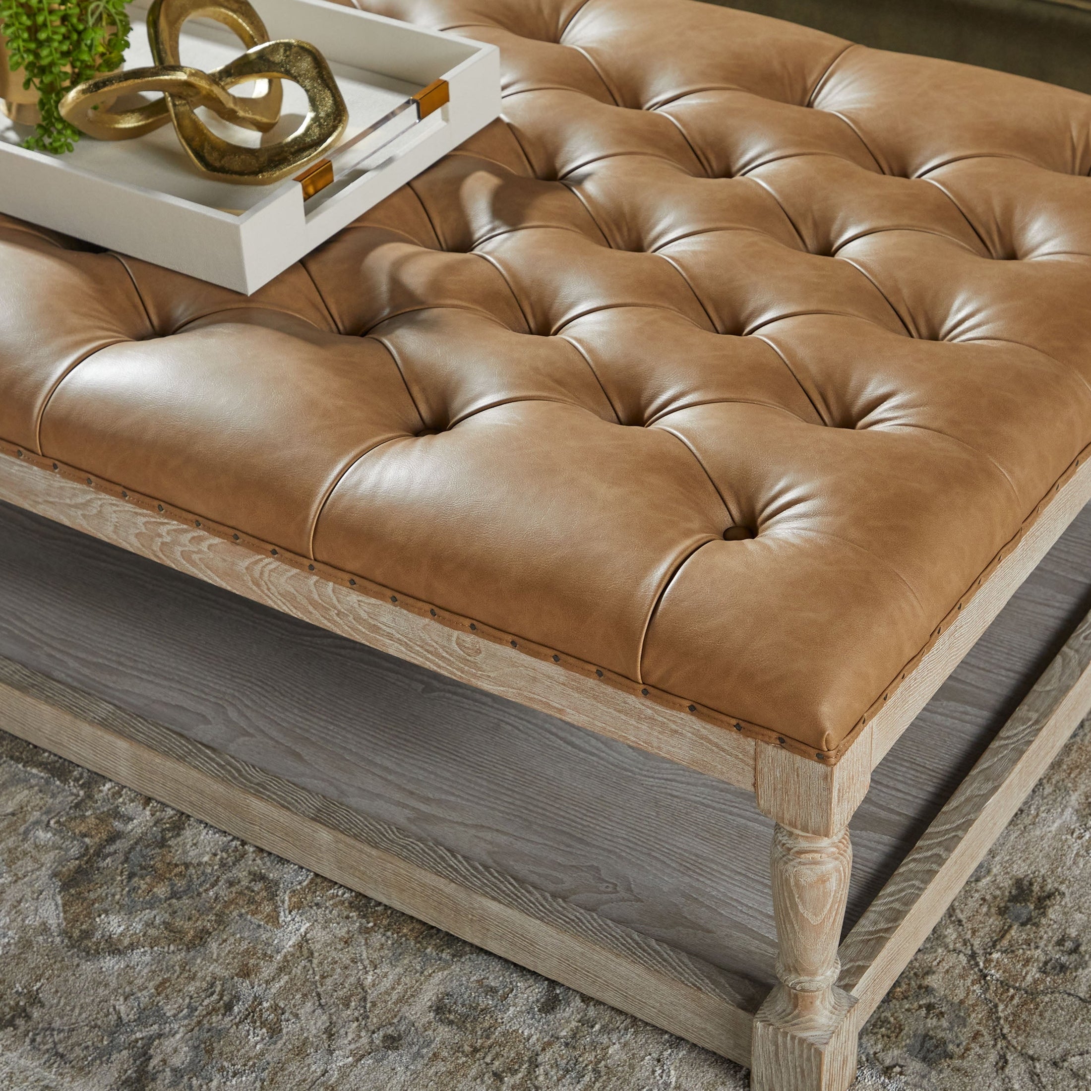 Townsend Tufted Upholstered Coffee Table
