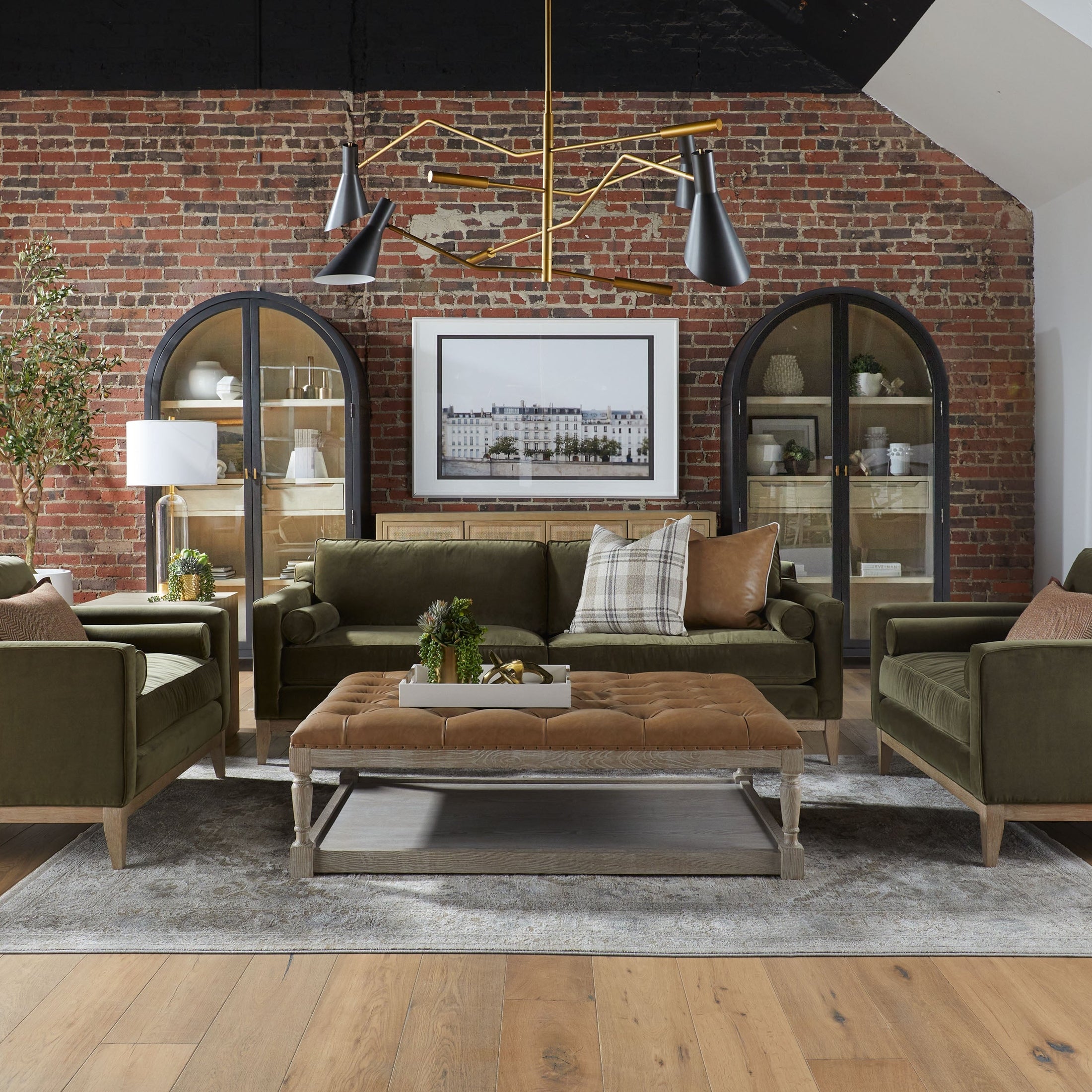 Townsend Tufted Upholstered Coffee Table