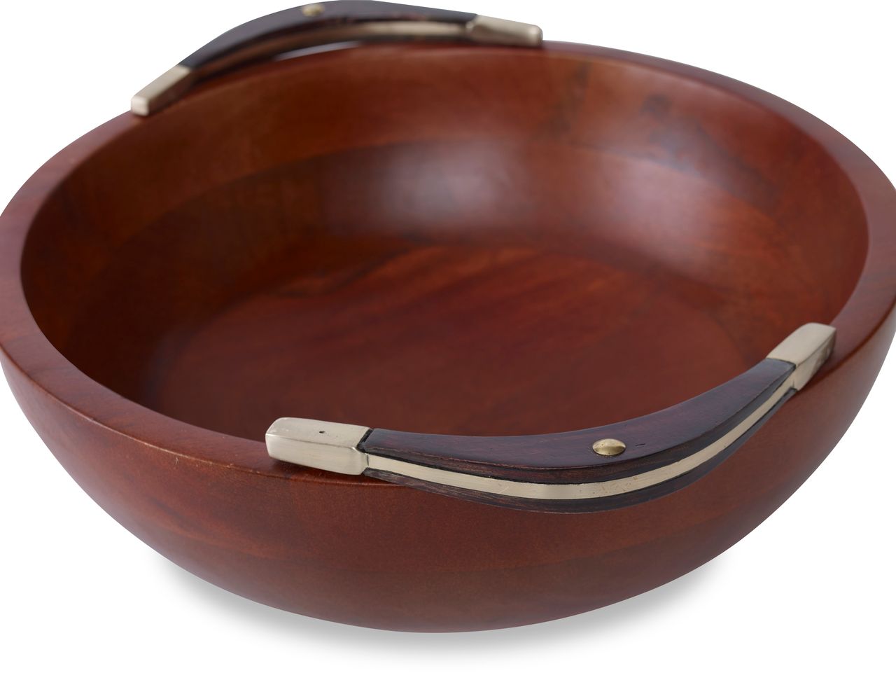 Wiham Bowl in brown and gold with decorative modern design